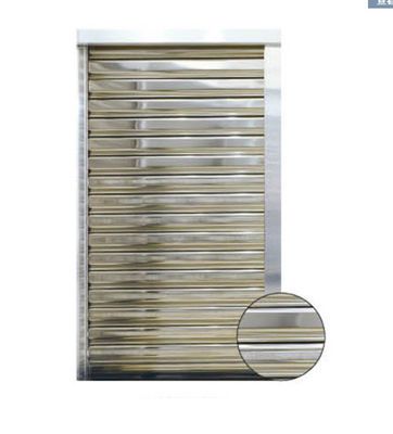 304 Stainless Steel Roller Shutter Doors Industrial Reinforced Customized Color